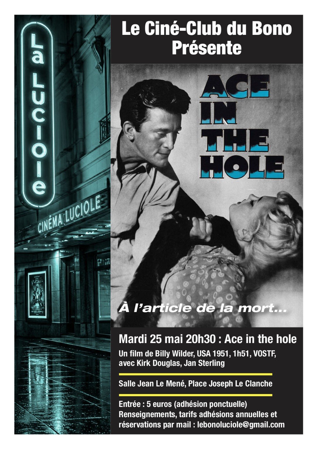 Affiche Le Gouffre aux chimères - La Luciole du Bono