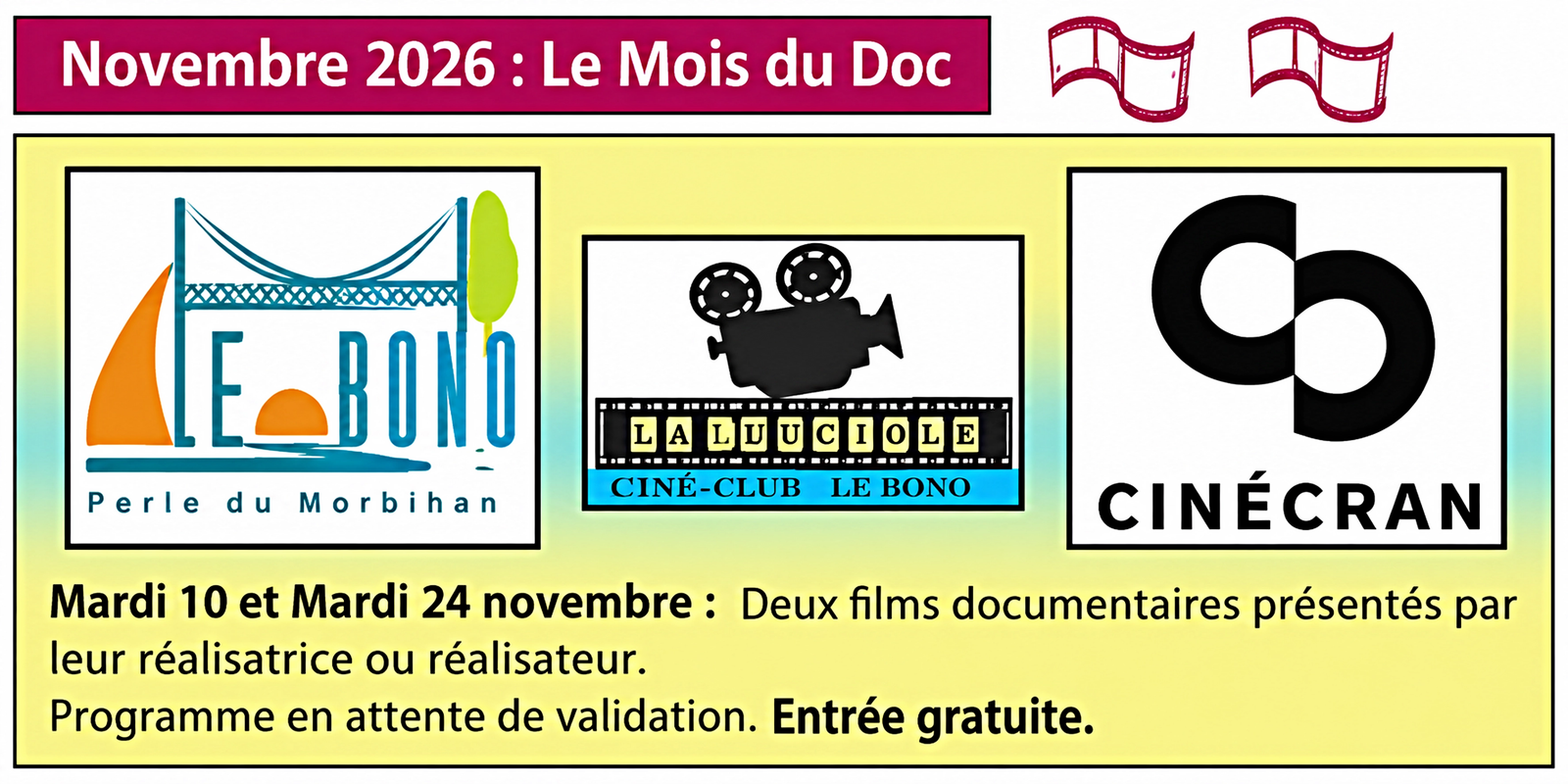 Mois du Doc - Novembre 2026